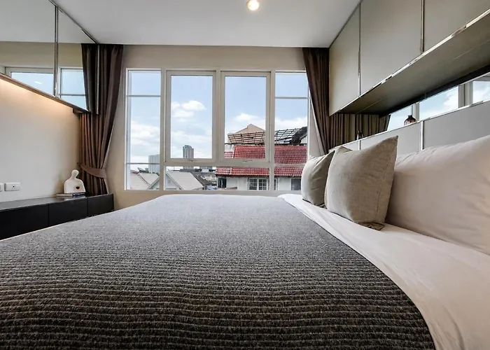 度假居 Modern Near Iconsiam L Steps To Bts Krung Thon Buri L Ultra Fast Wifi *